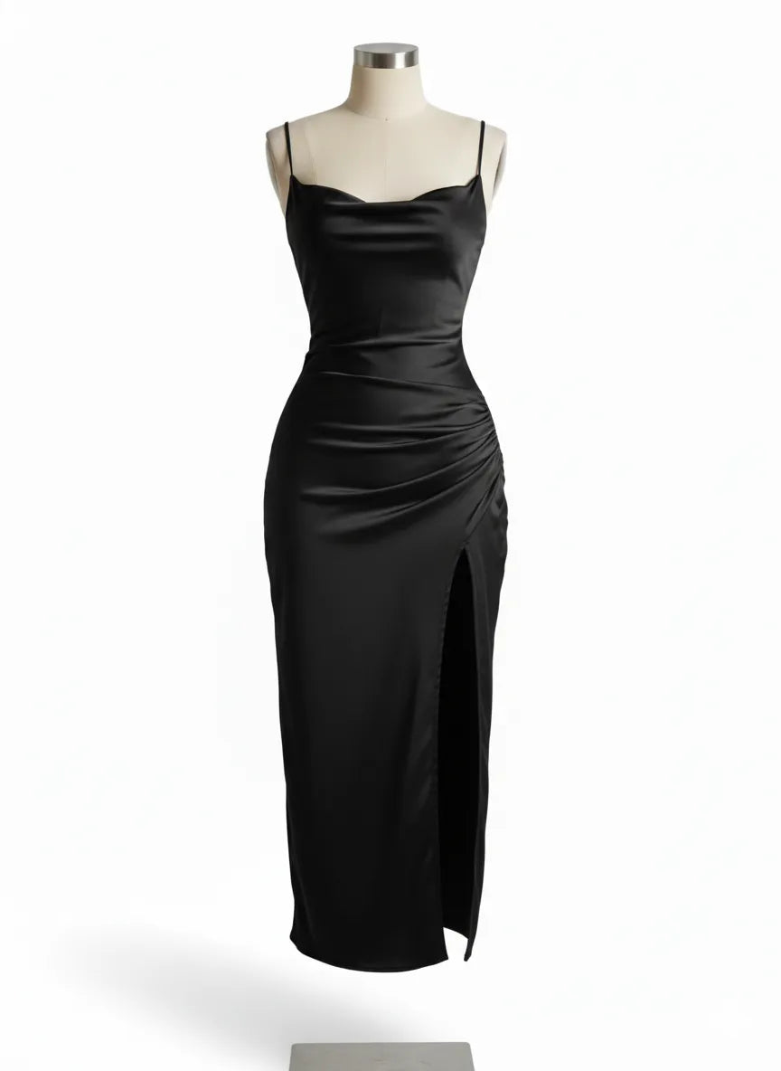 Urban Flow Dress – Slim & Minimal Ankle Dress