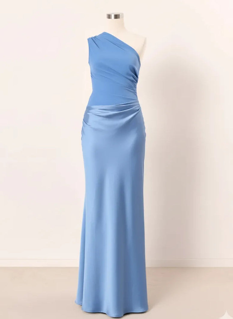 Amara One-Shoulder Luxe Maxi Dress