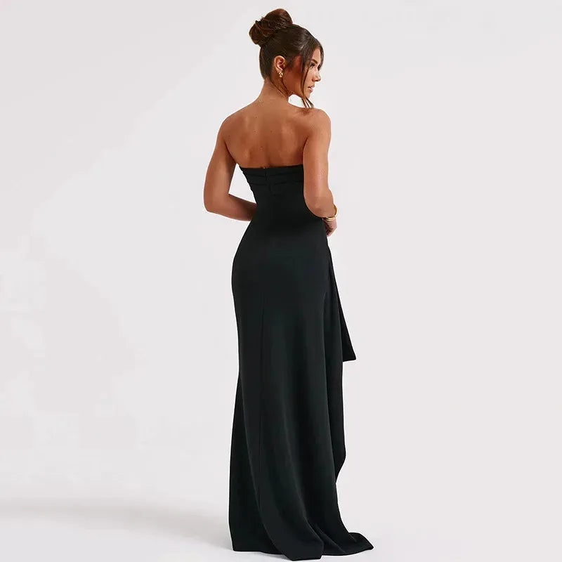 Mila Tiered Strapless Maxi Dress