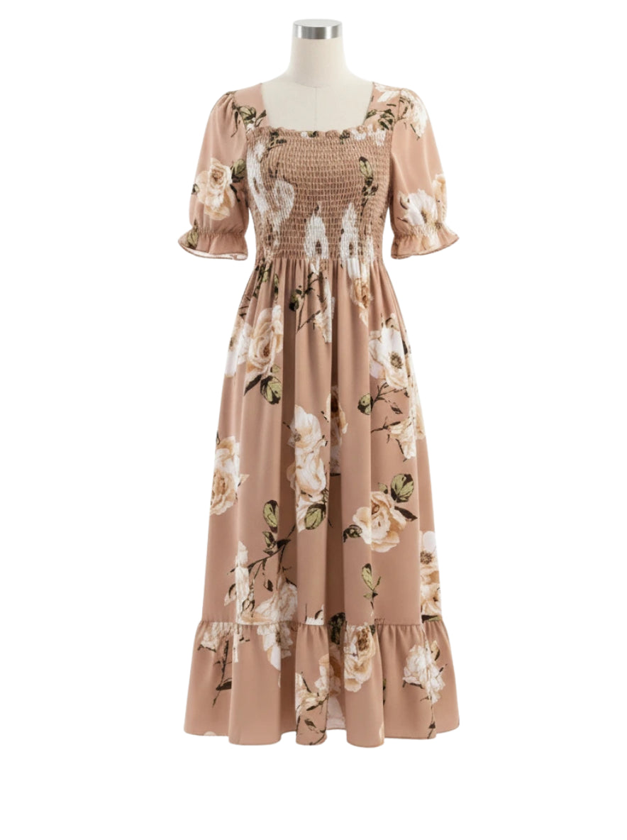 Flora Casual Chiffon Dress