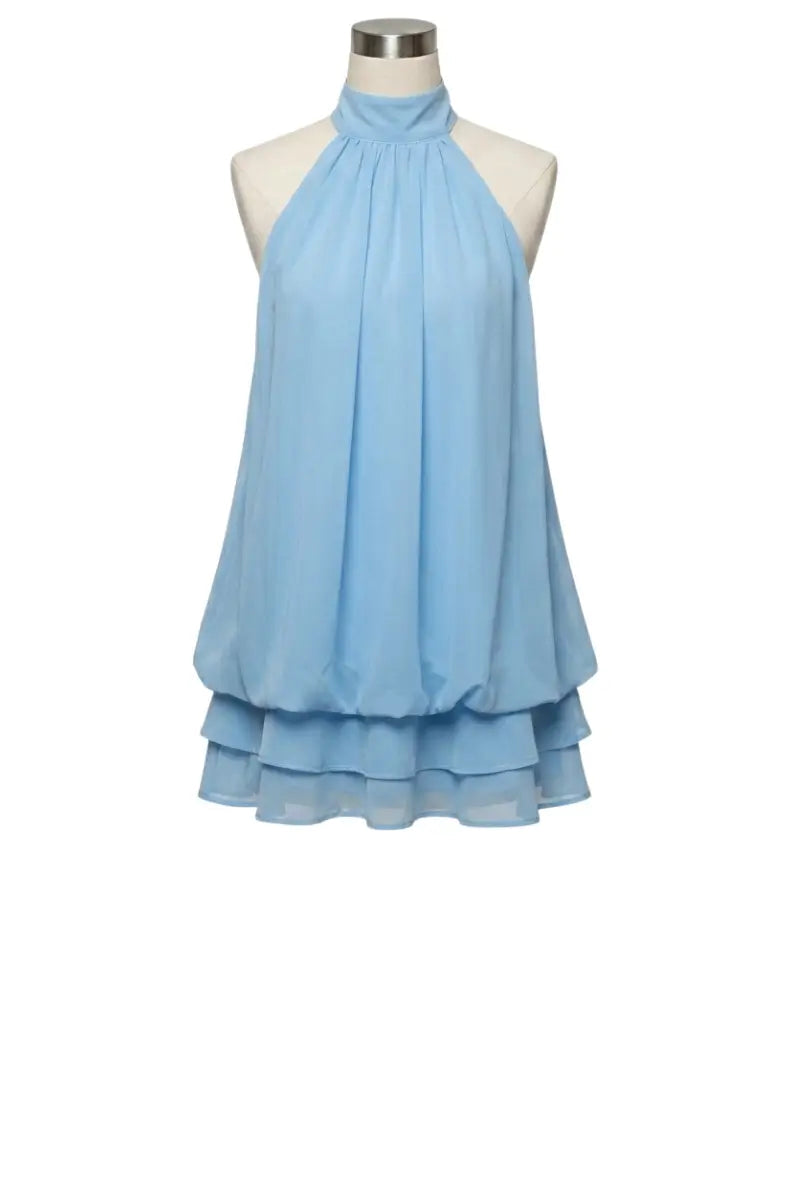 Soleil Halter Mini Dress