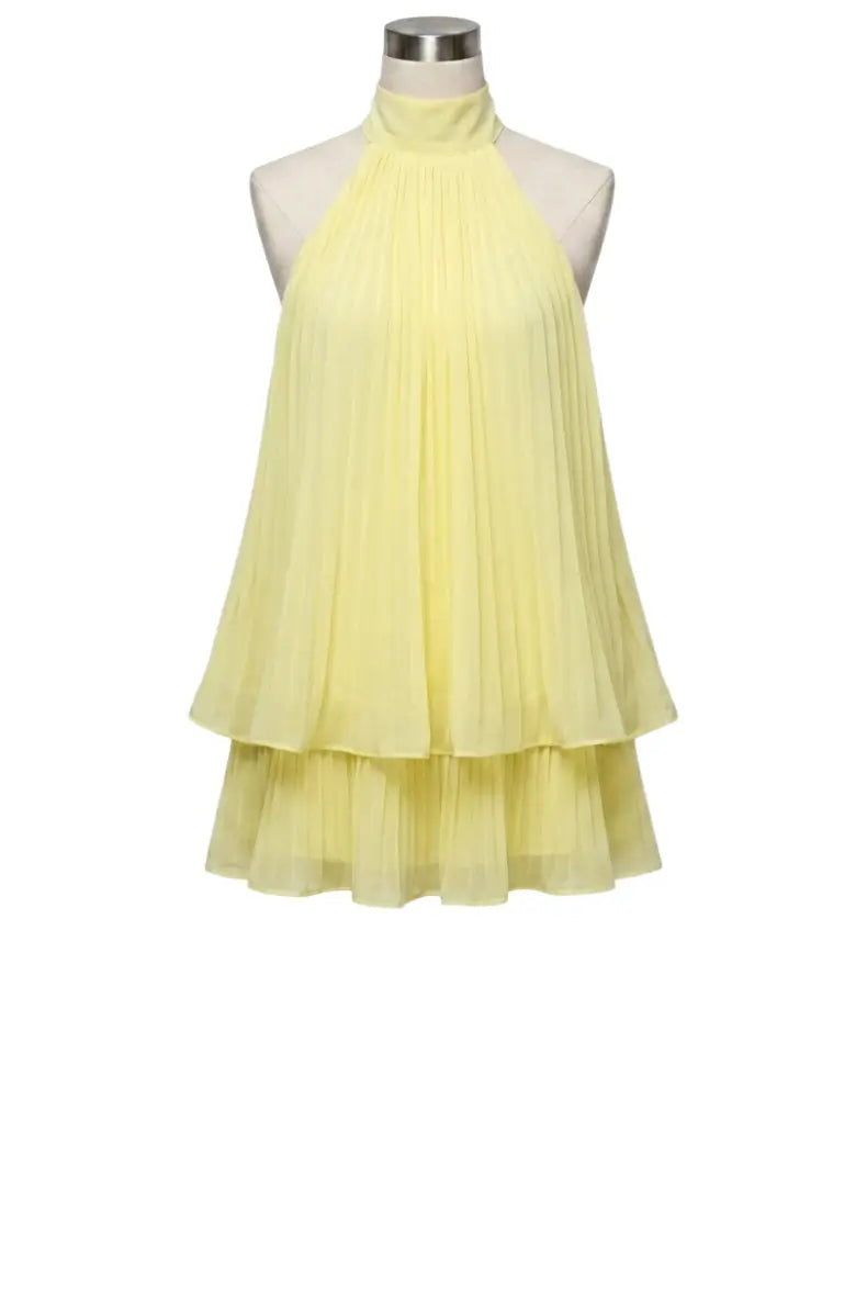 Soleil Halter Mini Dress