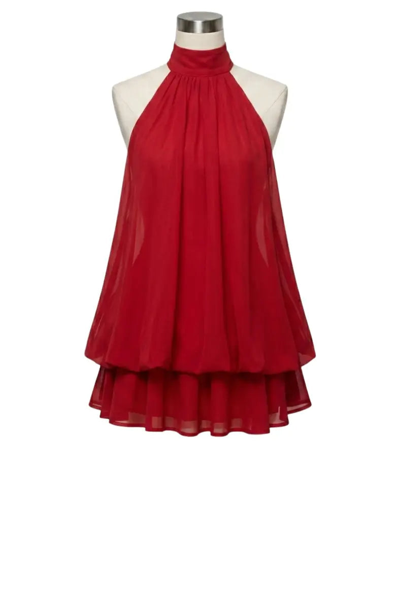 Soleil Halter Mini Dress