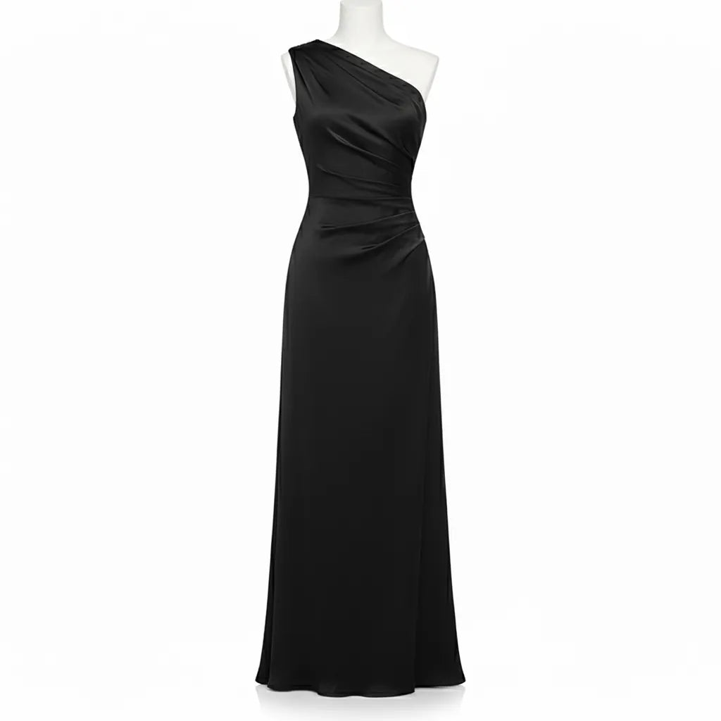 Amara One-Shoulder Luxe Maxi Dress