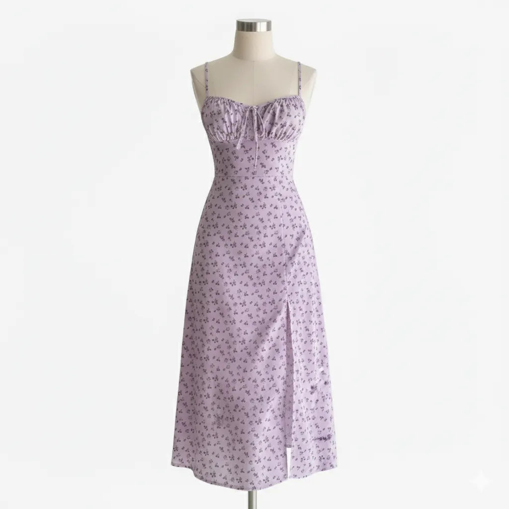 Liora Printed Camisole Midi Dress