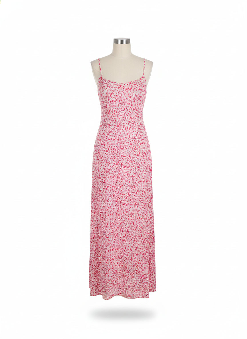 Mira Floral Knit Maxi Dress