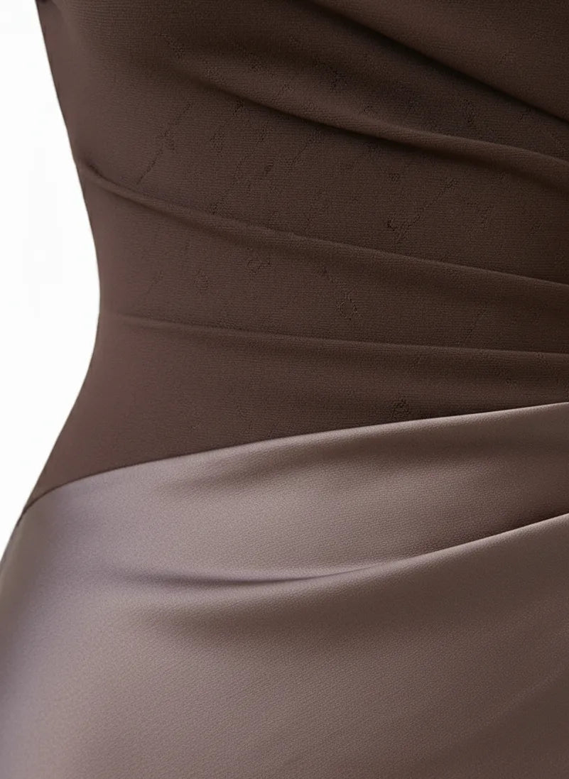 Amara One-Shoulder Luxe Maxi Dress