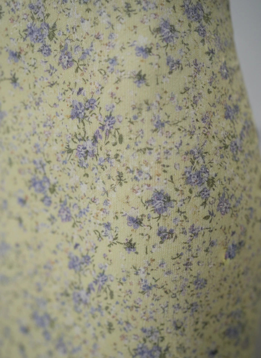 Mira Floral Knit Maxi Dress